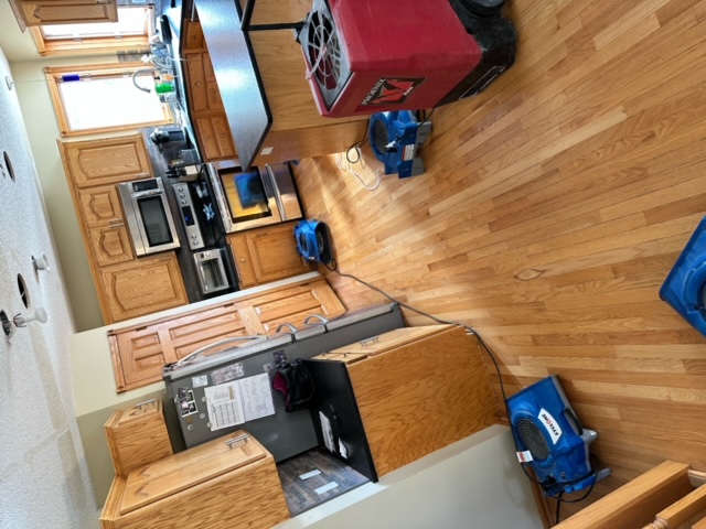 Professional water damage restoration equipment deployed in Eden Valley, MN