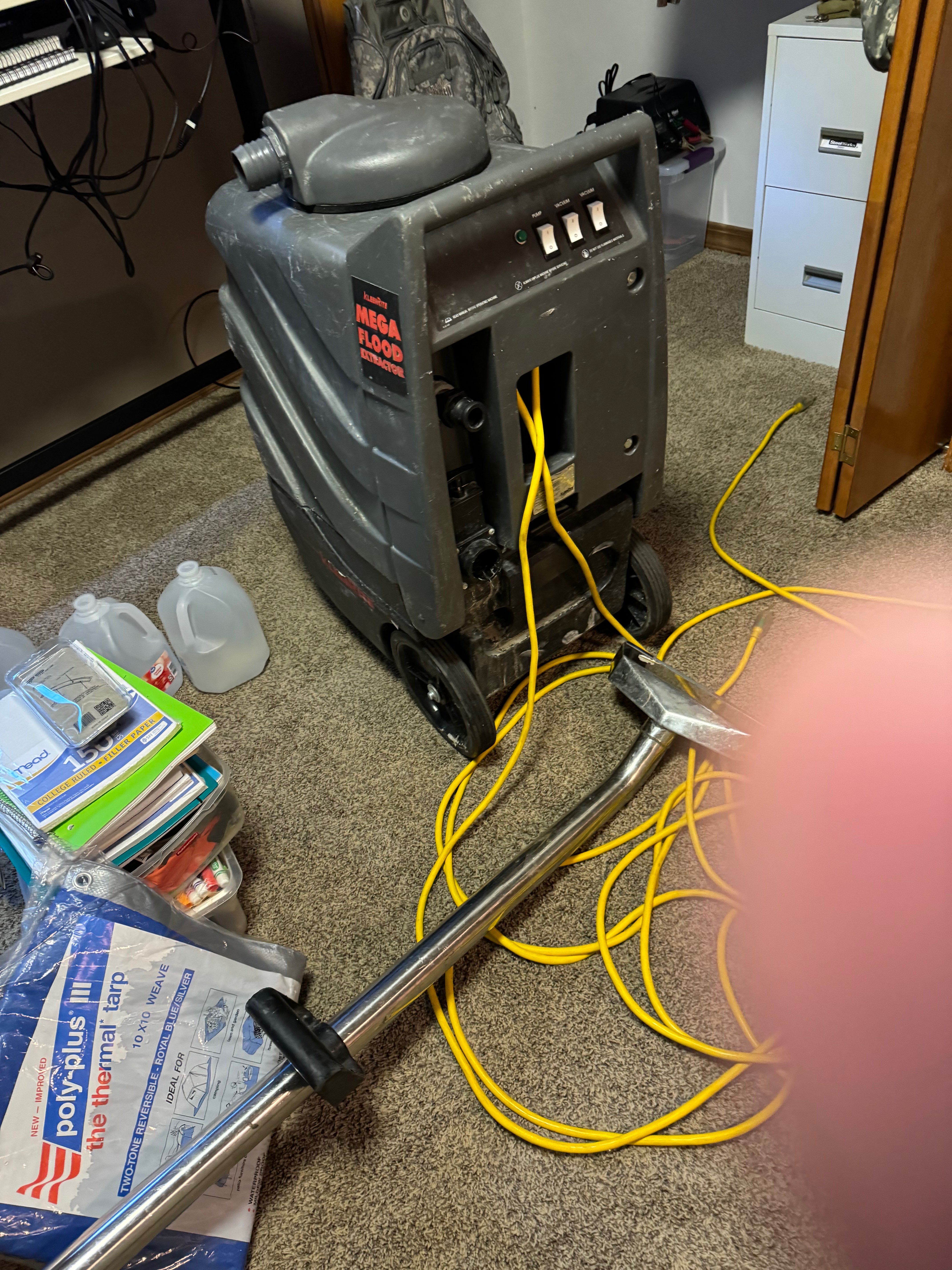 Commercial water extraction equipment deployed in Eden Valley, MN